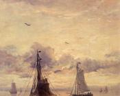 Evening Anchorage - 亨德里克·威廉·梅斯达赫